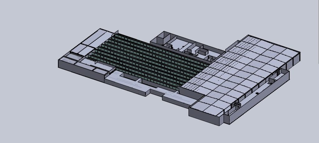 mise en plan batiment industriel